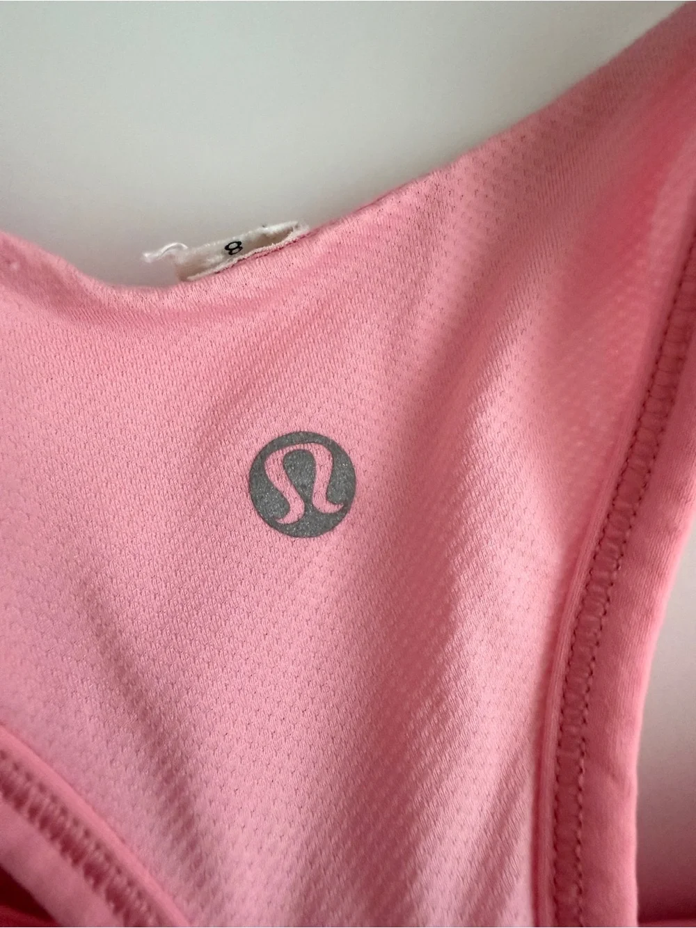 Lululemon Light Salmon Padded Racerback Tank